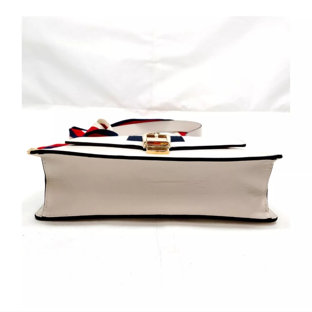 Gucci Crossbody bag Sylvie White Leather - Picture 4 of 16
